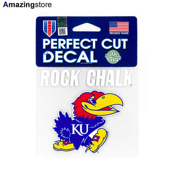 ウィンクラフト ステッカー カンザス ジェイホークス  NCAA PERFECT CUT DECAL  WINCRAFT KANSAS JAYHAWKS