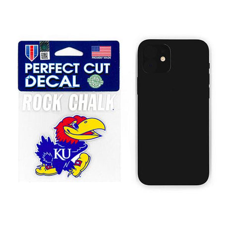 ウィンクラフト ステッカー カンザス ジェイホークス  NCAA PERFECT CUT DECAL  WINCRAFT KANSAS JAYHAWKS