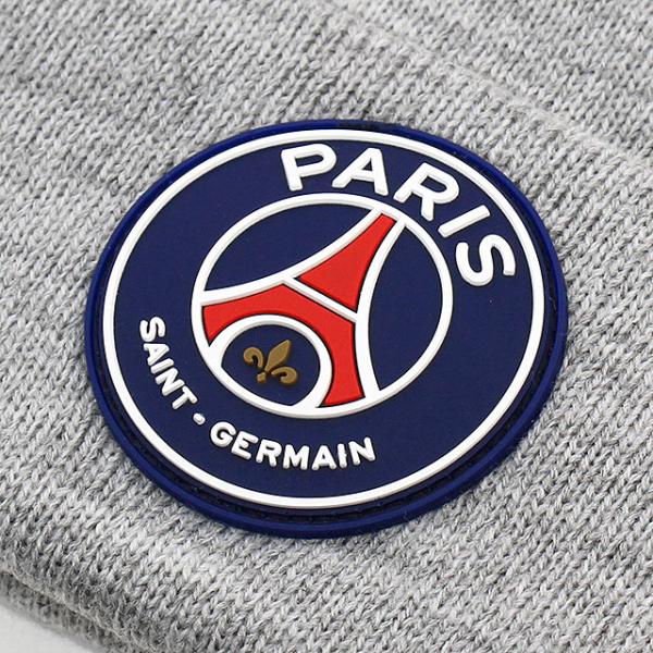 ウィープレイ ニットキャップ ビーニー パリ サンジェルマン FC  PSG ESSENTAL CREST CUFF KNIT BEANIE GREY  WEEPLAY PARIS SAINT-GERMAIN