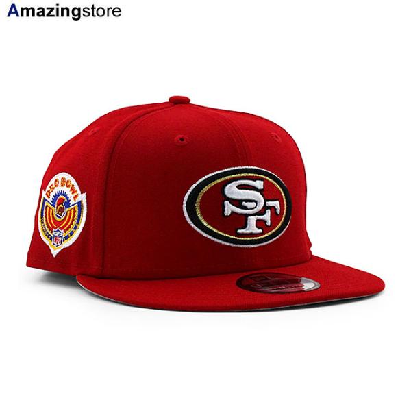 ニューエラ キャップ 9FIFTY スナップバック サンフランシスコ フォーティーナイナーズ NFL 1996 PRO BOWL SNAPBACK CAP RED NEW ERA SAN FRANCISCO 49ERS