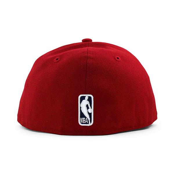 ニューエラ キャップ 59FIFTY デンバー ナゲッツ NBA TEAM BASIC GREY BOTTOM FITTED CAP PINOT RED NEW ERA DENVER NUGGETS