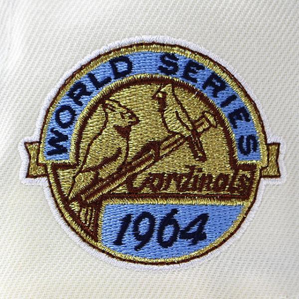 ニューエラ キャップ 59FIFTY セントルイス カージナルス MLB 1964 WORLD SERIES GREY BOTTOM FITTED CAP CREAM NEW ERA ST.LOUIS CARDINALS