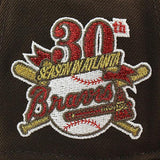 ニューエラ キャップ 59FIFTY アトランタ ブレーブス MLB 30TH ANNIVERSARY RED BOTTOM FITTED CAP BROWN NEW ERA ATLANTA BRAVES