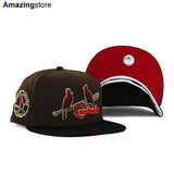 ニューエラ キャップ 59FIFTY セントルイス カージナルス MLB 1934 WORLD SERIES RED BOTTOM FITTED CAP BROWN