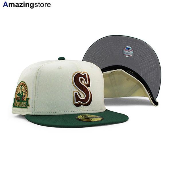 ニューエラ キャップ 59FIFTY シアトル マリナーズ MLB 30TH GREY BOTTOM FITTED CAP C WHITE