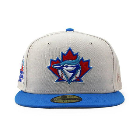 ニューエラ キャップ 59FIFTY トロント ブルージェイズ  MLB 1991 ALL STAR GAME GREY BOTTOM FITTED CAP STONE-FRESH BLUE  NEW ERA TORONTO BLUE JAYS