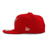 ニューエラ キャップ 59FIFTY フロリダ マーリンズ MLB 10TH ANNIVERSARY TEAL BOTTOM FITTED CAP RED NEW ERA FLORIDA MARLINS