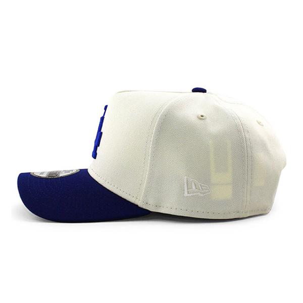 ニューエラ キャップ 9FORTY ロサンゼルス ドジャース MLB 50TH KELLY GREEN BOTTOM A-FRAME SNAPBACK CAP CREAM