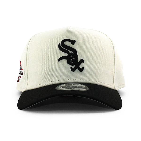 ニューエラ キャップ 9FORTY シカゴ ホワイトソックス MLB 2003 ALL STAR GAME GREY BOTTOM A-FRAME SNAPBACK CAP CREAM