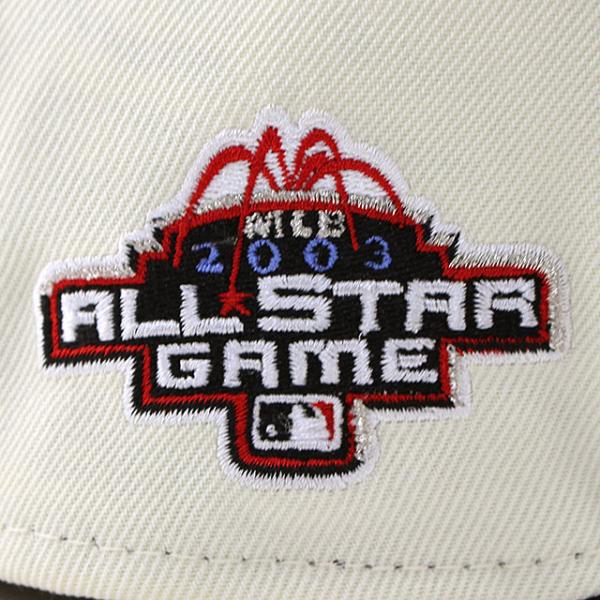 ニューエラ キャップ 9FORTY シカゴ ホワイトソックス MLB 2003 ALL STAR GAME GREY BOTTOM A-FRAME SNAPBACK CAP CREAM