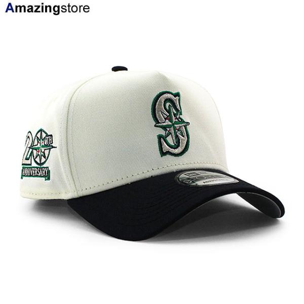 ニューエラ キャップ 9FORTY シアトル マリナーズ MLB 20TH GREY BOTTOM A-FRAME SNAPBACK CAP CREAM