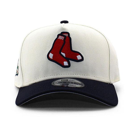 ニューエラ キャップ 9FORTY ボストン レッドソックス MLB 1999 ALL STAR GAME GREY BOTTOM A-FRAME SNAPBACK CAP CREAM