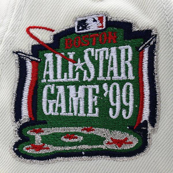 ニューエラ キャップ 9FORTY ボストン レッドソックス MLB 1999 ALL STAR GAME GREY BOTTOM A-FRAME SNAPBACK CAP CREAM