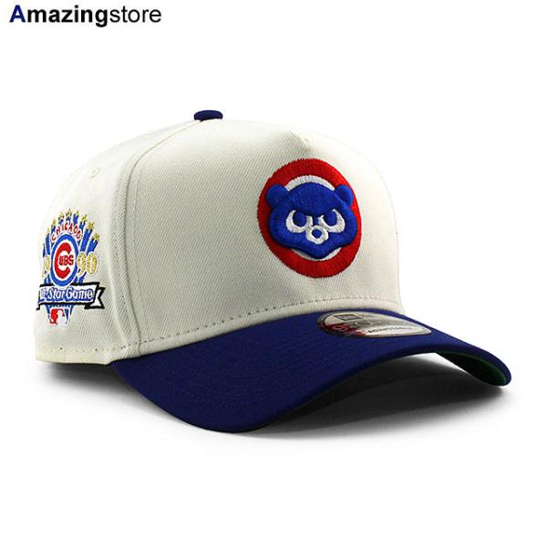 ニューエラ キャップ 9FORTY シカゴ カブス MLB 1990 ALL STAR GAME KELLY GREEN BOTTOM A-FRAME SNAPBACK CAP CREAM
