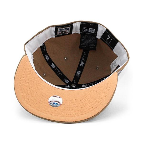 ニューエラ キャップ 59FIFTY シカゴ カブス MLB 1990 ALL STAR GAME PEACH BOTTOM FITTED CAP SAND