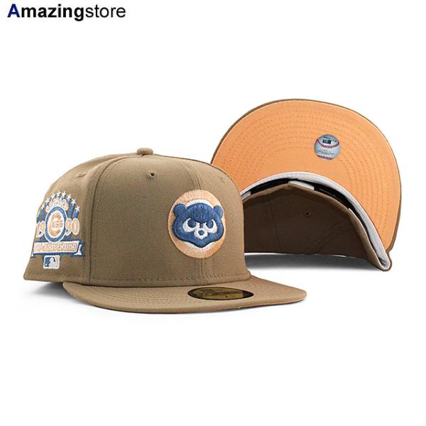ニューエラ キャップ 59FIFTY シカゴ カブス MLB 1990 ALL STAR GAME PEACH BOTTOM FITTED CAP SAND