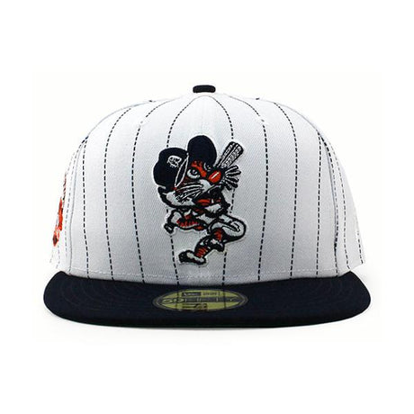 ニューエラ キャップ 59FIFTY デトロイト タイガース MLB PINSTRIPE TIGER STADIUM KELLY GREEN BOTTOM FITTED CAP WHITE