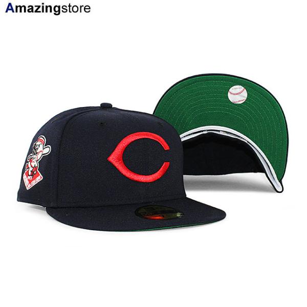 ニューエラ キャップ 59FIFTY シンシナティ レッズ MLB 1953 ALL STAR GAME KELLY GREEN BOTTOM FITTED CAP NAVY NEW ERA CINCINNATI REDS