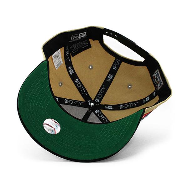 ニューエラ キャップ 9FORTY ニューヨーク メッツ MLB 1986 WORLD SERIES GREY BOTTOM A-FRAME SNAPBACK CAP BEIGE