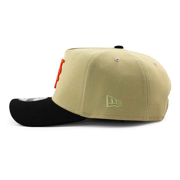 ニューエラ キャップ 9FORTY ニューヨーク メッツ MLB 1986 WORLD SERIES GREY BOTTOM A-FRAME SNAPBACK CAP BEIGE
