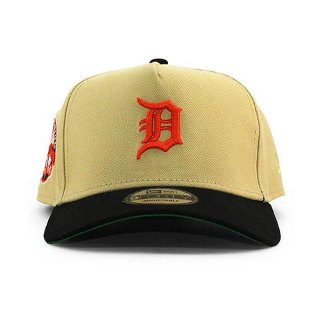 ニューエラ キャップ 9FORTY デトロイト タイガース MLB TIGER STADIUM GREEN BOTTOM A-FRAME SNAPBACK CAP BEIGE