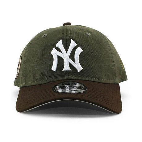 EU限定 ニューエラ キャップ 9TWENTY ニューヨーク ヤンキース MLB 50TH YEAR STONE BOTTOM STRAPBACK CAP OLIVE BROWN NEW ERA NEW YORK YANKEES