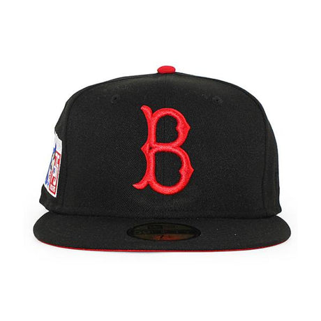 ニューエラ キャップ 59FIFTY ブルックリン ドジャース MLB JACKIE ROBINSON 75 YEARS RED BOTTOM FITTED CAP BLACK NEW ERA BROOKLYN DODGERS