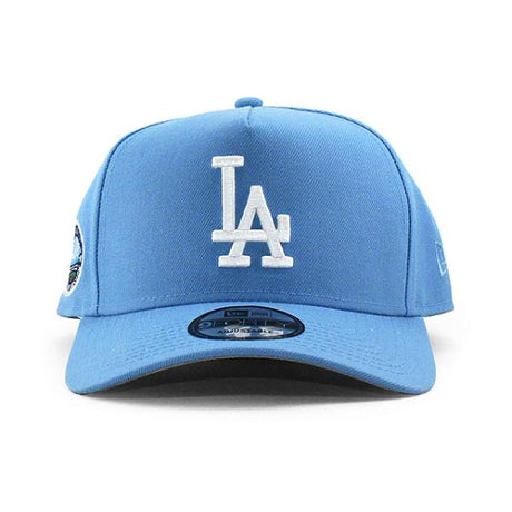 ニューエラ キャップ 9FORTY ロサンゼルス ドジャース MLB 50TH ANNIVERSARY GREY BOTTOM A-FRAME SNAPBACK CAP SKY BLUE