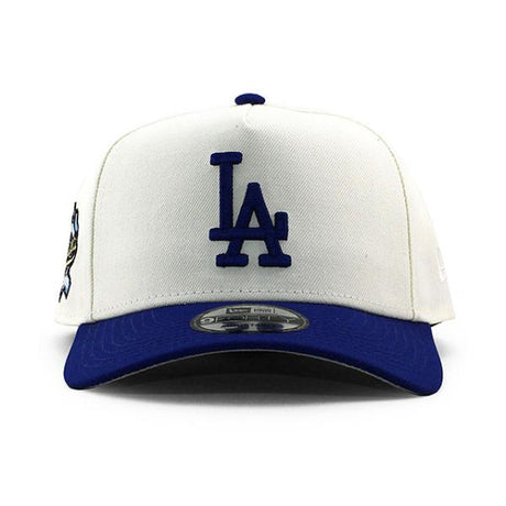 ニューエラ キャップ 9FORTY ロサンゼルス ドジャース MLB 100TH ANNIVERSARY GREY BOTTOM A-FRAME SNAPBACK CAP CREAM NEW ERA LOS ANGELES DODGERS