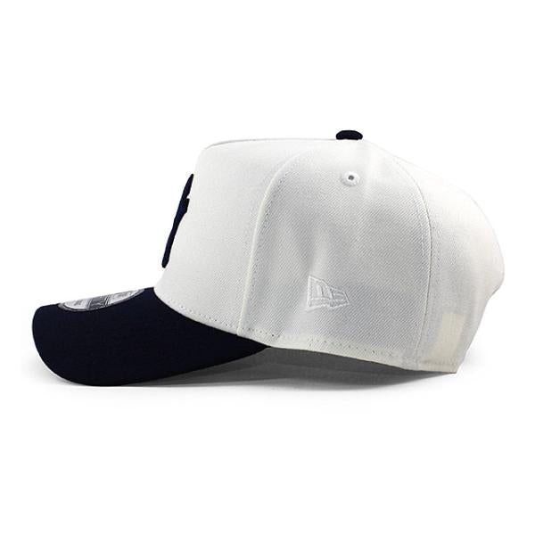 ニューエラ キャップ 9FORTY ニューヨーク ヤンキース MLB 50TH YEAR GREY BOTTOM A-FRAME SNAPBACK CAP CREAM