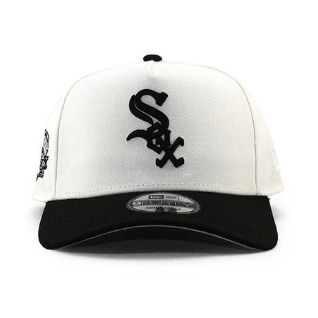 ニューエラ キャップ 9FORTY シカゴ ホワイトソックス MLB 1991 INAUGURAL YEAR GREY BOTTOM A-FRAME SNAPBACK CAP CREAM