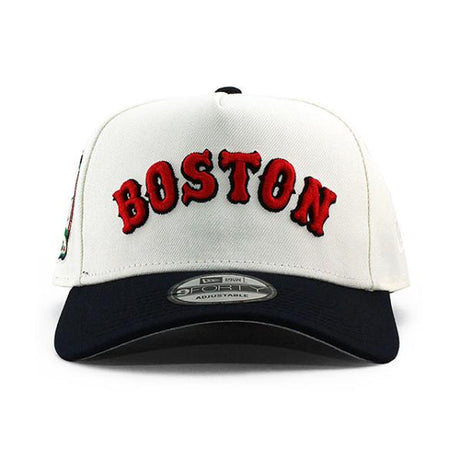 ニューエラ キャップ 9FORTY ボストン レッドソックス 1999 MLB ALL STAR GAME GREY BOTTOM A-FRAME SNAPBACK CAP CREAM
