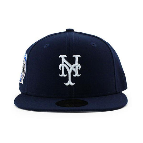 ニューエラ キャップ 59FIFTY ニューヨーク メッツ  MLB 2000 WORLD SERIES SUBWAY SERIES GREY BOTTOM FITTED CAP NAVY  NEW ERA NEW YORK METS
