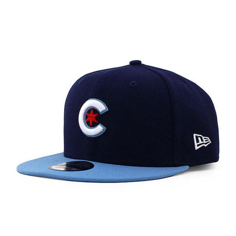 シティコネクト ニューエラ キャップ 9FIFTY スナップバック シカゴ カブス  MLB CITY CONNECT SNAPBACK CAP NAVY-SKY BLUE  NEW ERA CHICAGO CUBS