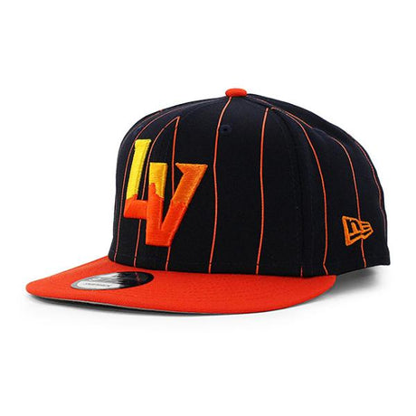 ニューエラ キャップ 9FIFTY ラスベガス アビエイターズ MiLB VINTAGE STRIPE SNAPBACK CAP NAVY ORANGE NEW ERA LAS VEGAS AVIATORS