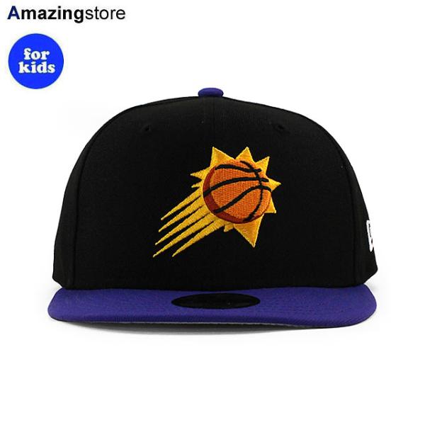 子供用 ニューエラ キャップ 9FIFTY フェニックス サンズ YOUTH NBA TEAM BASIC SNAPBACK CAP BLACK