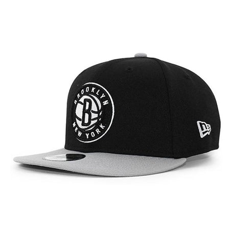 子供用 ニューエラ キャップ 9FIFTY スナップバック ブルックリン ネッツ YOUTH NBA TEAM BASIC SNAPBACK CAP BLACK GREY NEW ERA BROOKLYN NETS