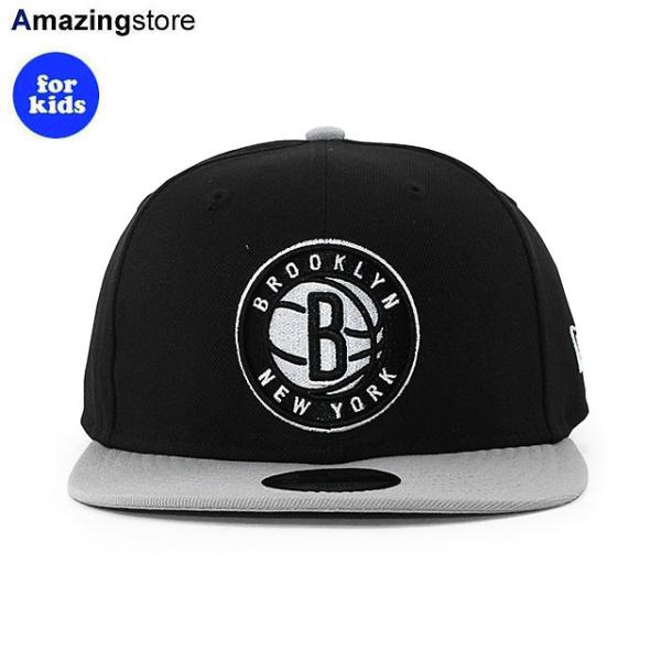 子供用 ニューエラ キャップ 9FIFTY ブルックリン ネッツ YOUTH NBA TEAM BASIC SNAPBACK CAP BLACK