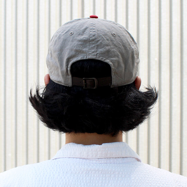 アメリカンニードル キャップ ロサンゼルス エンゼルス LINE OUT STRAPBACK CAP COOL GREY-RED
