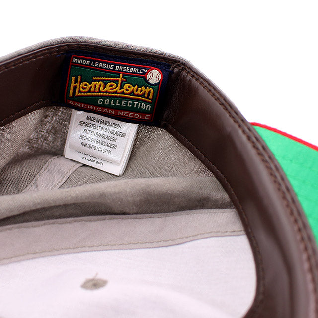 アメリカンニードル キャップ ロサンゼルス エンゼルス LINE OUT STRAPBACK CAP COOL GREY-RED