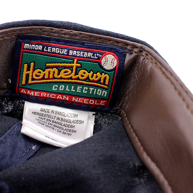 アメリカンニードル キャップ ロサンゼルス エンゼルス LINE OUT STRAPBACK CAP NAVY-NATURAL