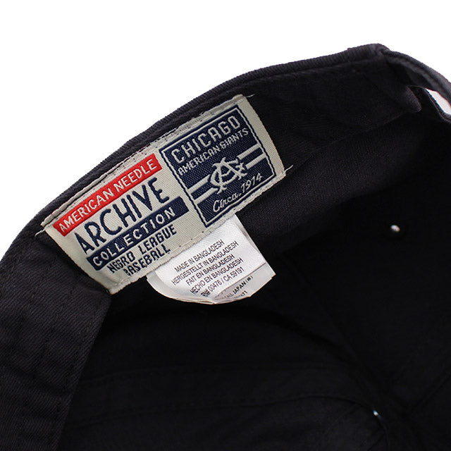 アメリカンニードル キャップ シカゴ アメリカンジャイアンツ ARCHIVE STRAPBACK CAP NAVY