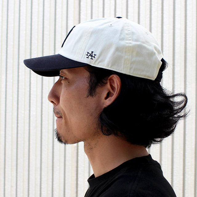 アメリカンニードル キャップ ニューヨーク ブラックヤンキース BALLPARK STRAPBACK CAP OFF WHITE-BLACK