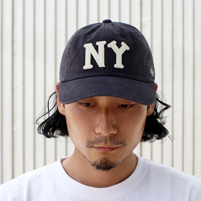 アメリカンニードル キャップ ニューヨーク ブラックヤンキース ARCHIVE STRAPBACK CAP NAVY