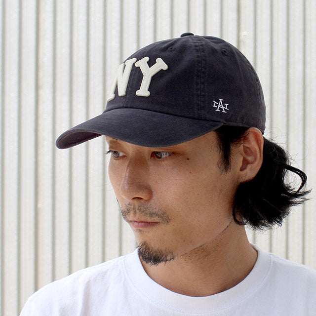 アメリカンニードル キャップ ニューヨーク ブラックヤンキース ARCHIVE STRAPBACK CAP NAVY