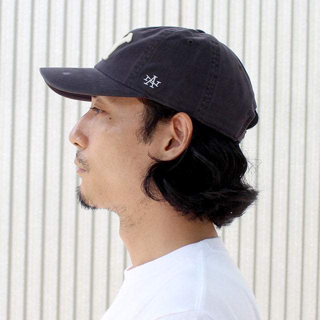アメリカンニードル キャップ ニューヨーク ブラックヤンキース ARCHIVE STRAPBACK CAP NAVY