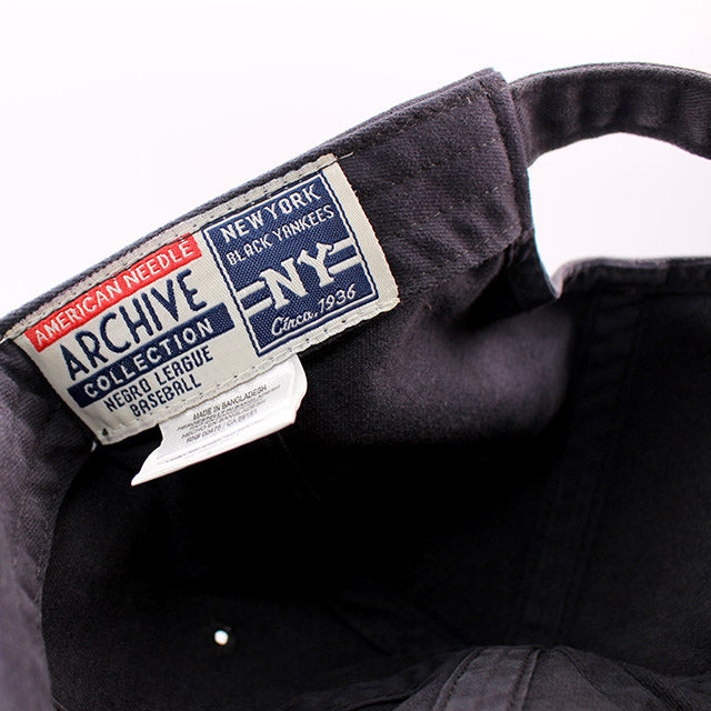 アメリカンニードル キャップ ニューヨーク ブラックヤンキース ARCHIVE STRAPBACK CAP NAVY