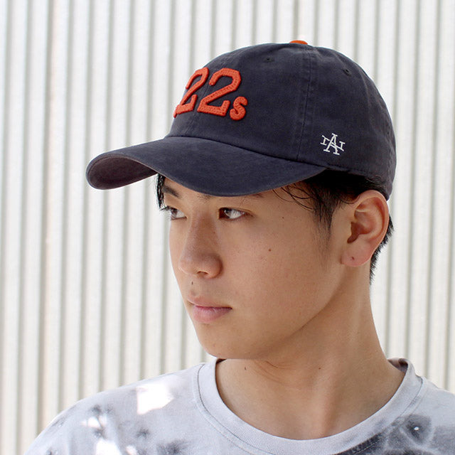アメリカンニードル キャップ モールトリーコルト.22s ARCHIVE STRAPBACK CAP NAVY