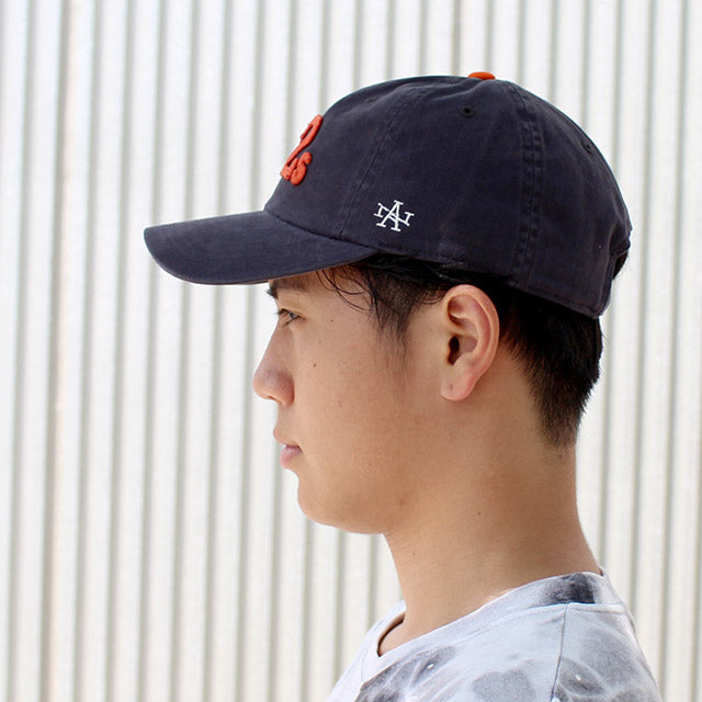 アメリカンニードル キャップ モールトリーコルト.22s ARCHIVE STRAPBACK CAP NAVY