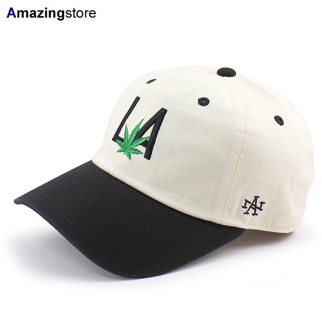 アメリカンニードル キャップ ロサンゼルス BALLPARK MICRO ICON STRAPBACK CAP IYORY-BLACK